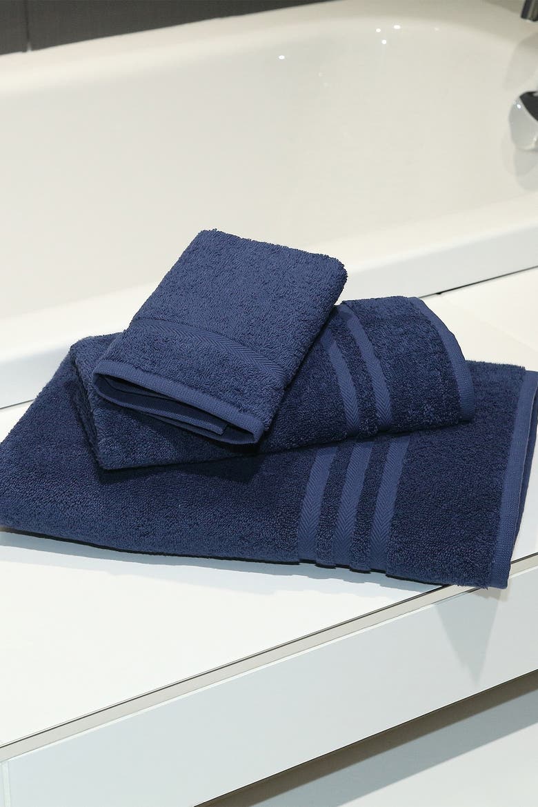 Denzi 3-Piece Towel Set - Twilight Blue, Alternate, color, TWILIGHT BLUE