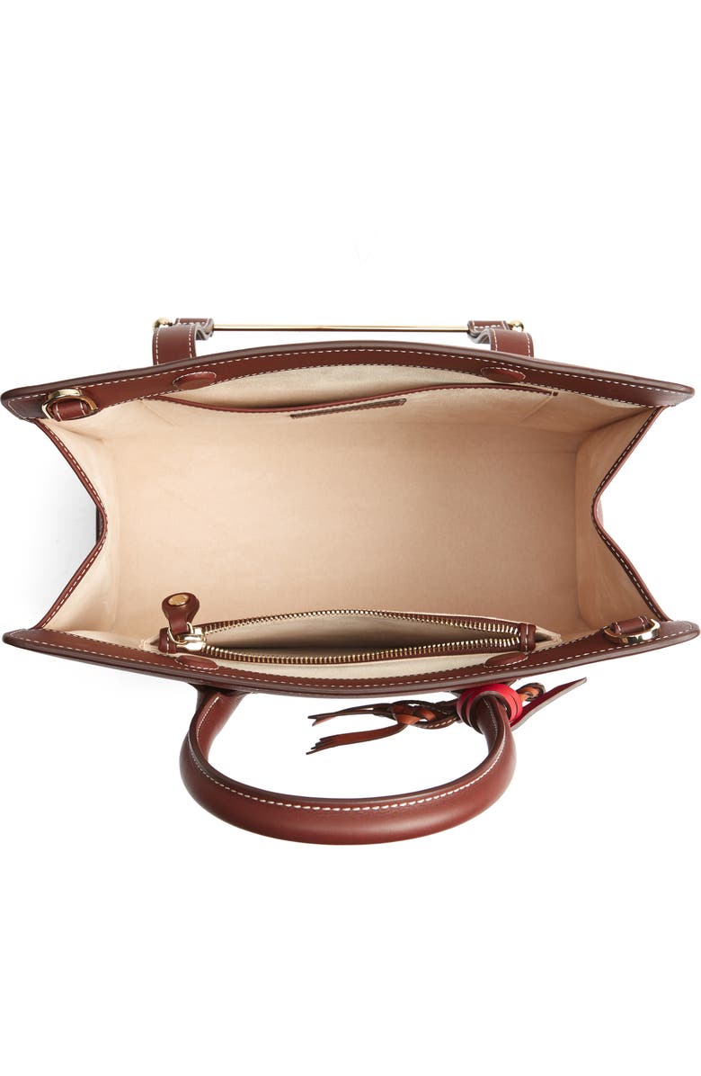 Strathberry Midi Riding School Leather Tote, Alternate, color,