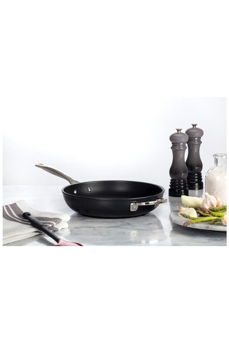 11-Inch Toughened Nonstick PRO Frying Pan, Alternate, color, BLACK