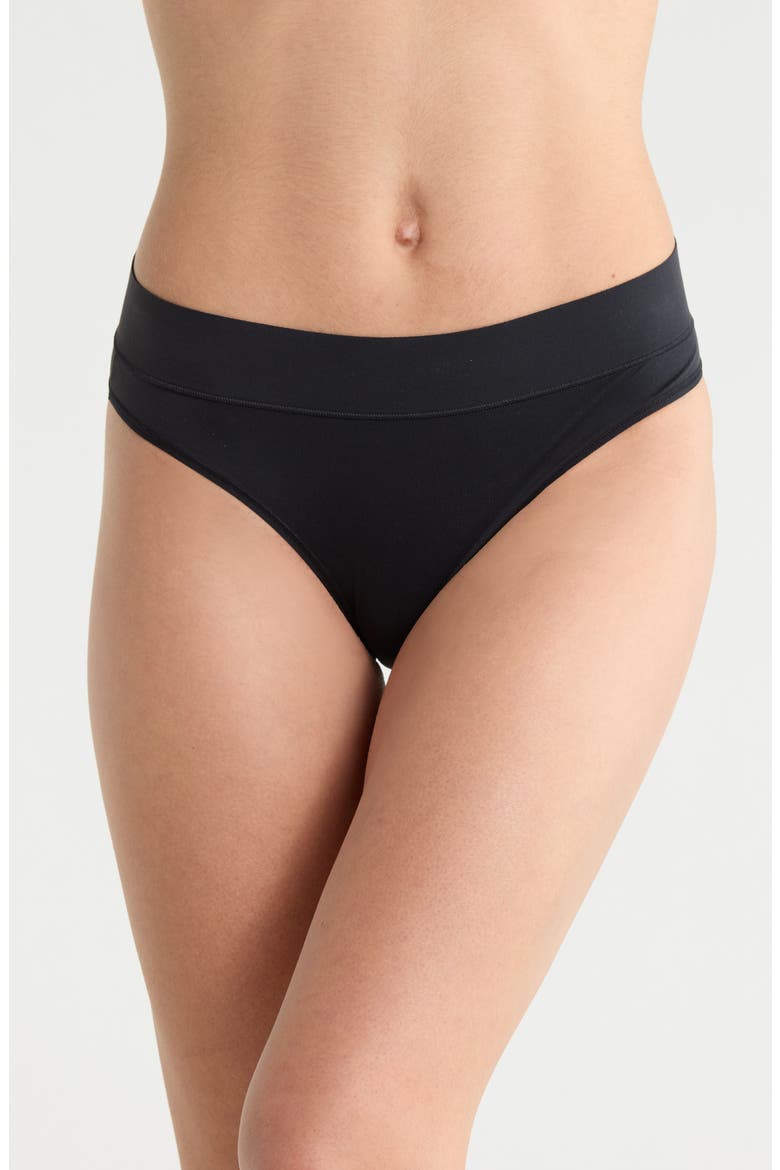 Soft N' Savage Cheeky Panties, Main, color, BLACK CAVIAR