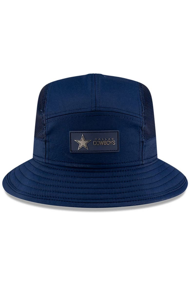 Men's New Era Navy Dallas Cowboys 2025 Sideline  Bucket Hat, Alternate, color, Navy