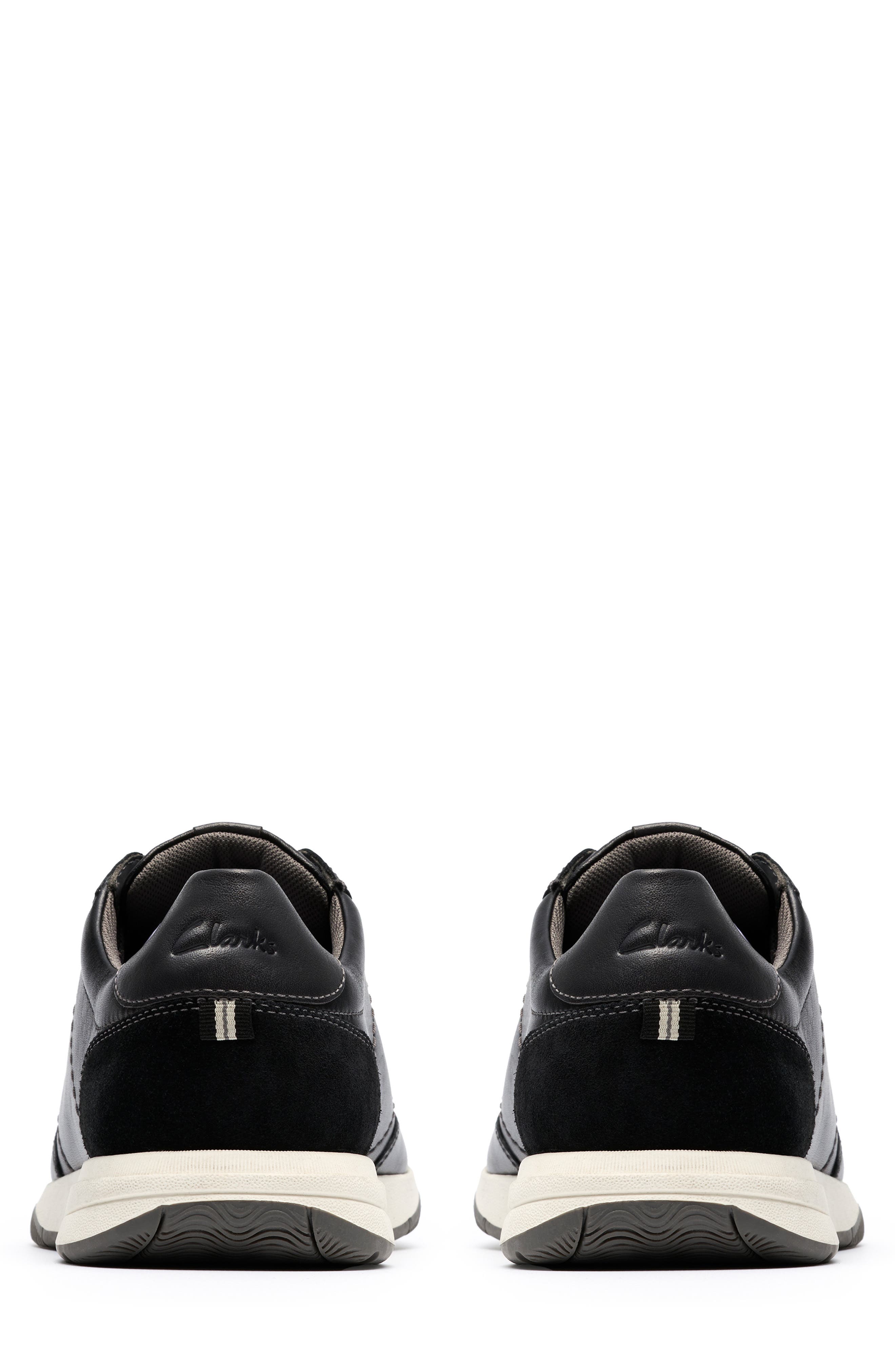 Clarks<sup>®</sup> Townsview Sport Sneaker, Alternate, color, Black Leather