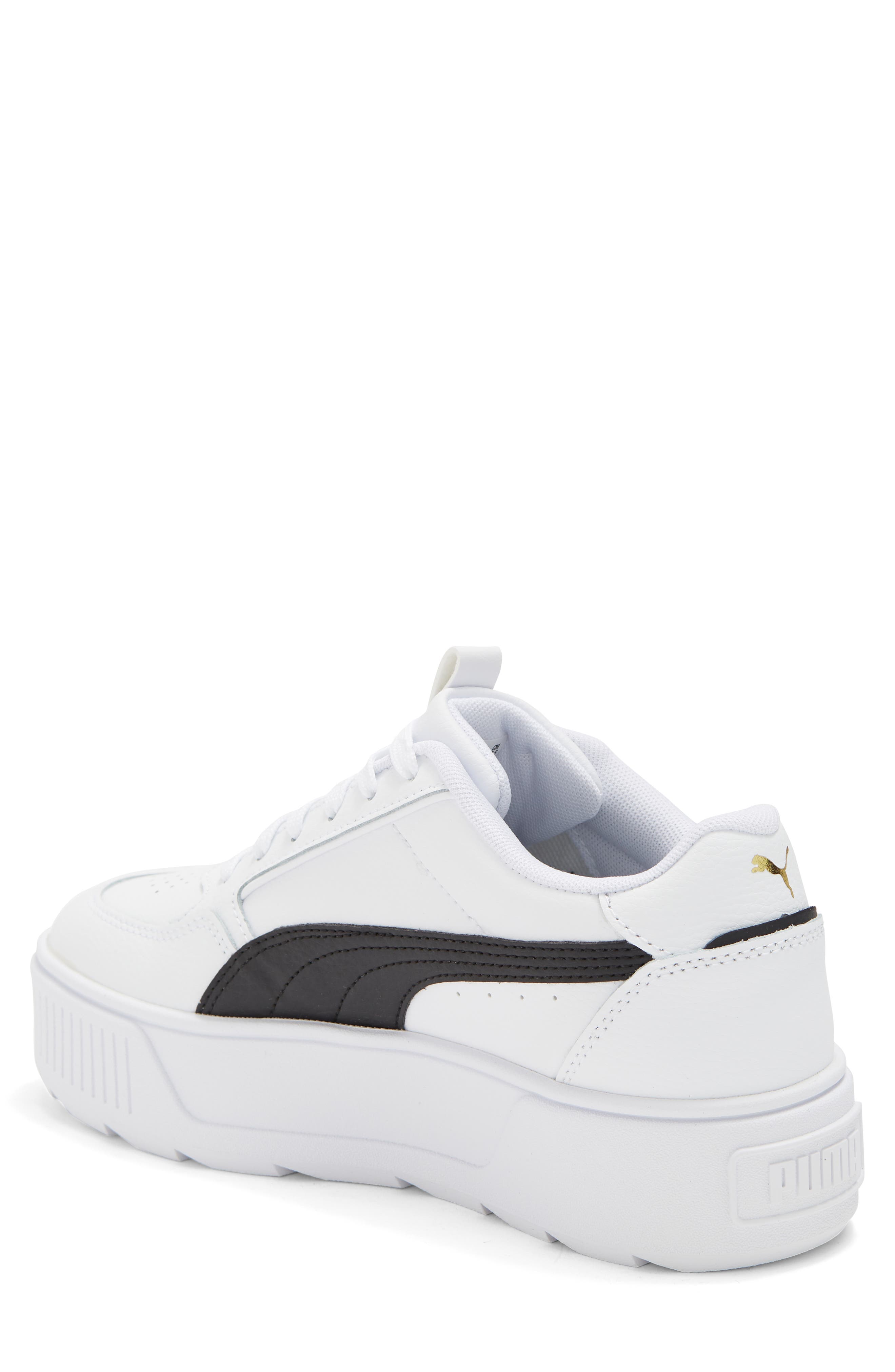 PUMA Karmen Rebelle Platform Sneaker, Alternate, color, Puma White-Puma Black