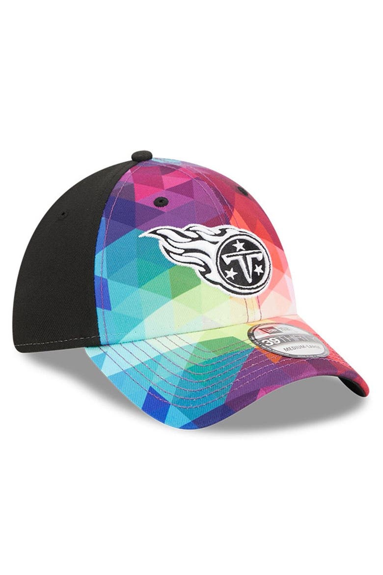 Men's New Era  Pink Tennessee Titans 2023 NFL Crucial Catch 39THIRTY Flex Hat, Alternate, color, Pink