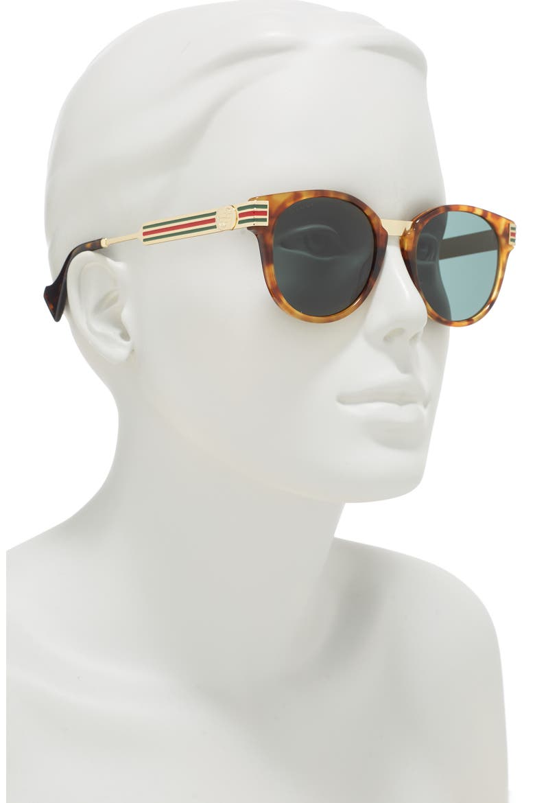 59mm Round Sunglasses, Alternate, color, LIGHT BROWN