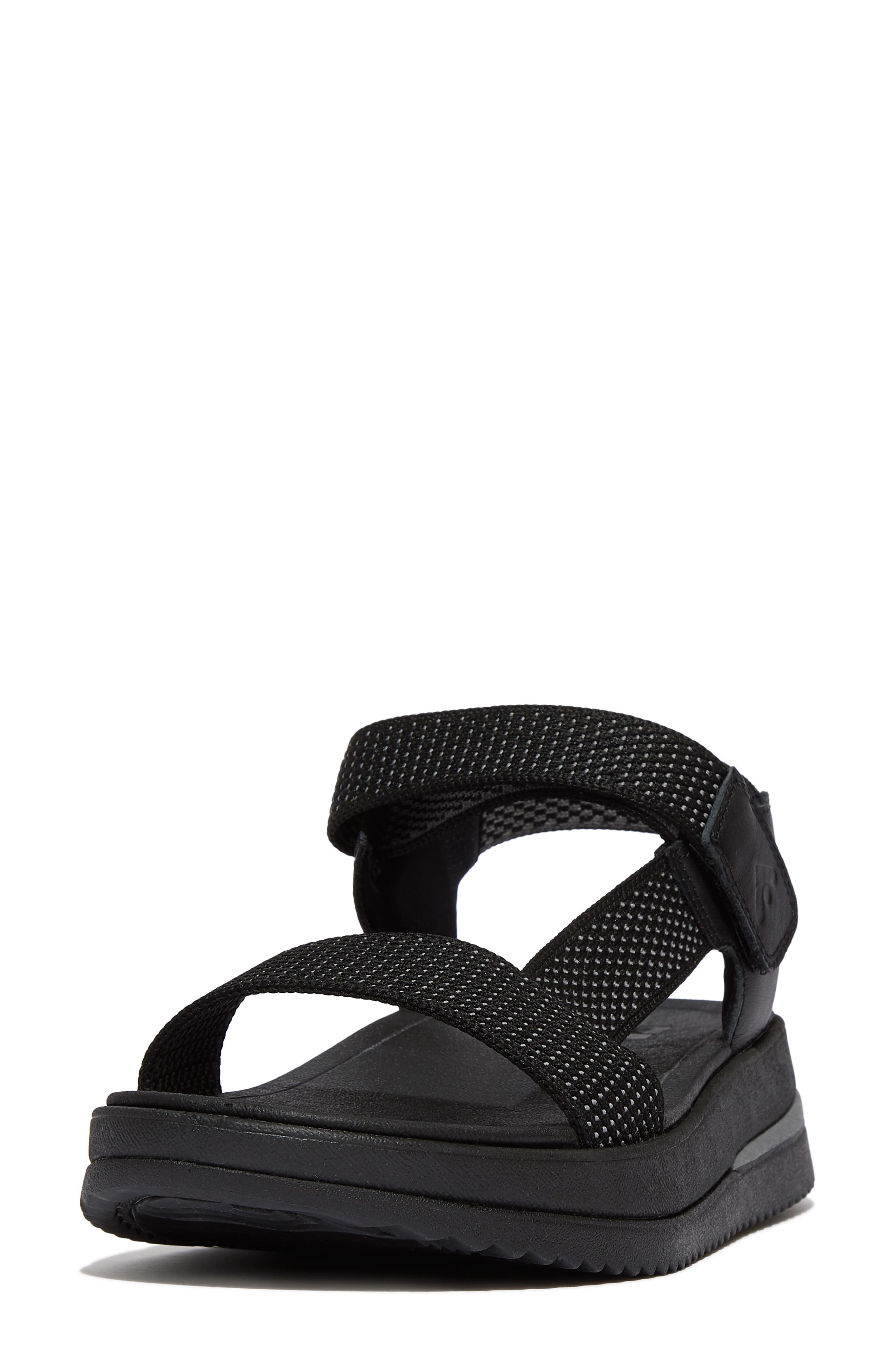 FitFlop Surff Two Tone Webbing Platform Sandal, Alternate, color, 