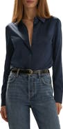 Favorite Daughter The Bailey Silk Blend Shirt