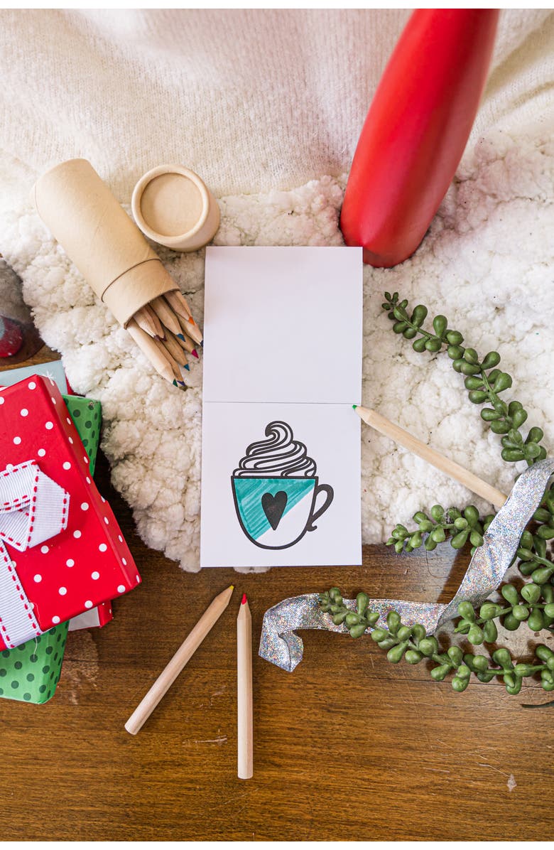 A Brighter Year 3-Piece Holiday Mini Adult Coloring Book Bundle, Alternate, color, Multicolor