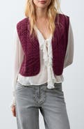 MANGO TEEN Embroidered Quilted Vest