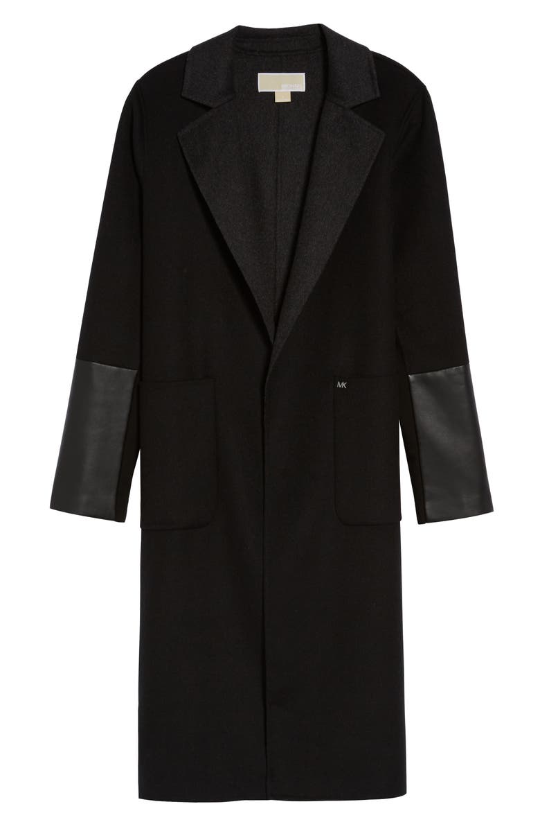 MICHAEL Michael Kors Double Face Wool Blend Duster, Alternate, color, 