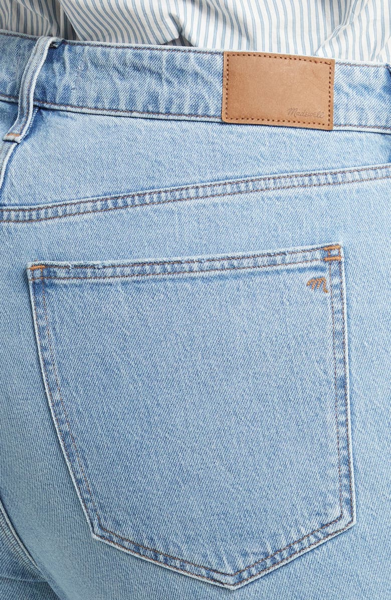 Madewell The Curvy Perfect Vintage Ripped Jeans, Alternate, color, Bradwell Wash