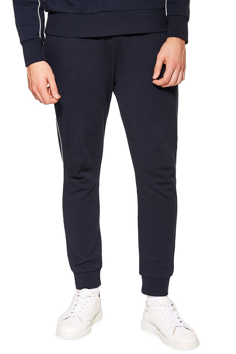 Piped Jogger Pants, Main, color, NAVY BLUE MULTI