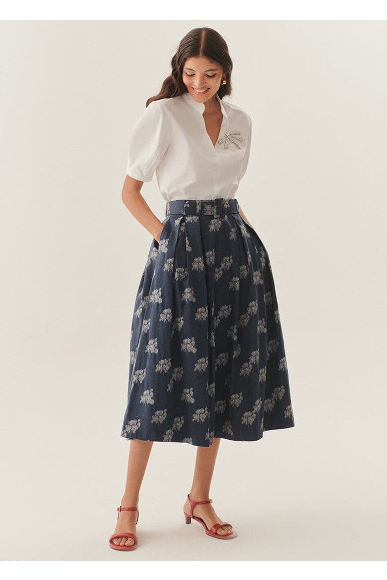Thea Skirt, Main, color, INDIGO