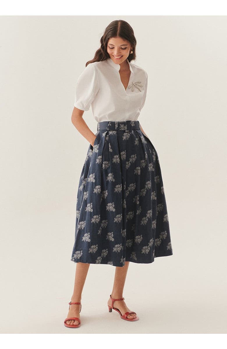 Exquise Thea Skirt, Main, color, Indigo