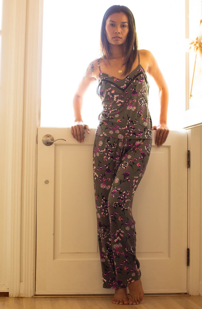 Midnight Bakery Cami Print Pajamas, Alternate, color,