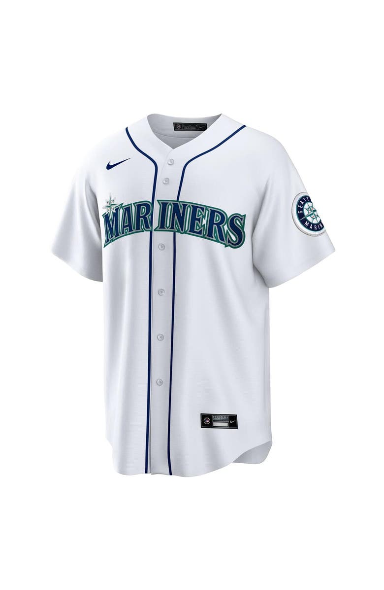 Nike Men's Nike Julio Rodríguez White Seattle Mariners Home Replica Jersey, Alternate, color, White