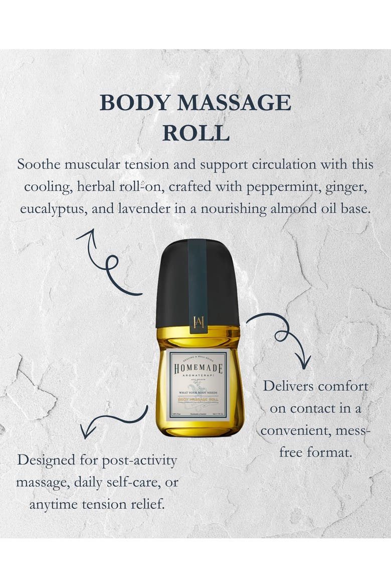 Soothing Relaxing Body Massage Roll On, Alternate, color, Golden