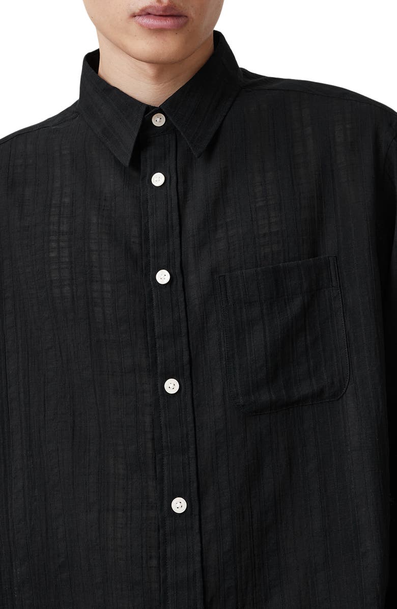 AllSaints Karmi Long Sleeve Button-Up Shirt, Alternate, color, 