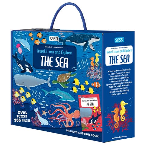 The Sea 205 Piece Puzzle and Book Set
