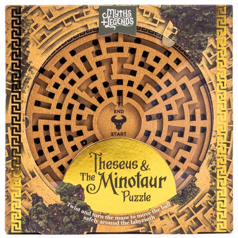 Theseus and The Minotaur 3D Wooden Brainteaser Puzzle