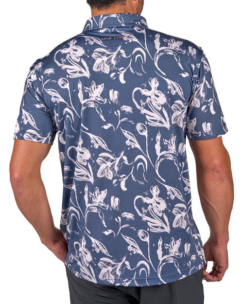 Black Clover Sway Cool Polo In Blue