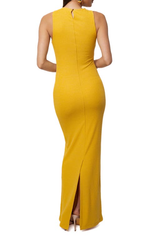Jluxlabel Alessia Body-con Maxi Dress In Yellow
