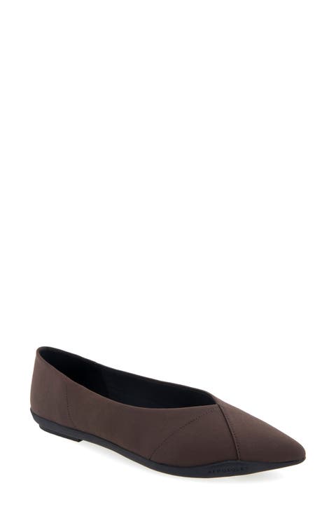 Del Pointy Toe Flat (Women)