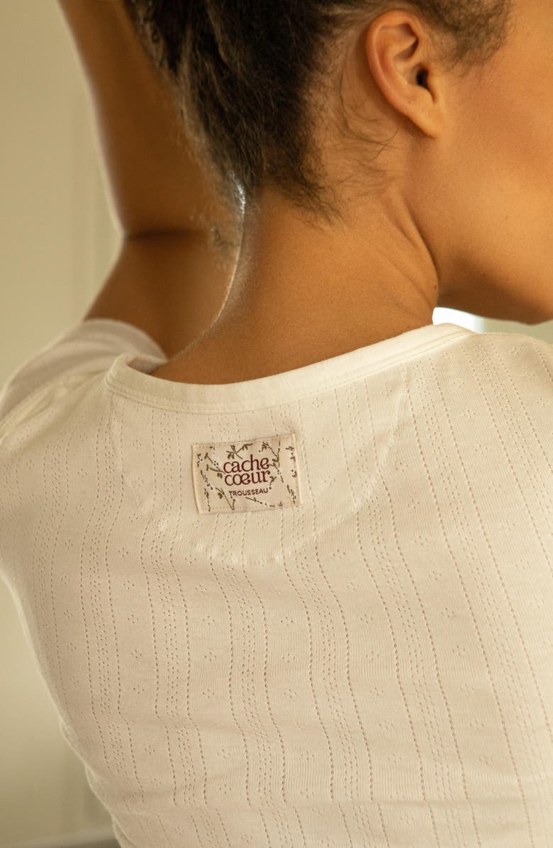 Cache Coeur Trousseau Maternity and Nursing T-Shirt, Alternate, color, Natural