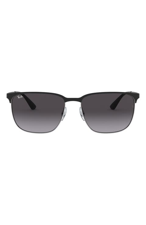 59mm Gradient Square Sunglasses