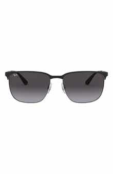 Ray-Ban 59mm Gradient Square Sunglasses
