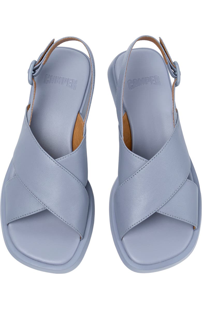 Camper Dana X-Strap Sandal, Alternate, color, Light Pastel Blue