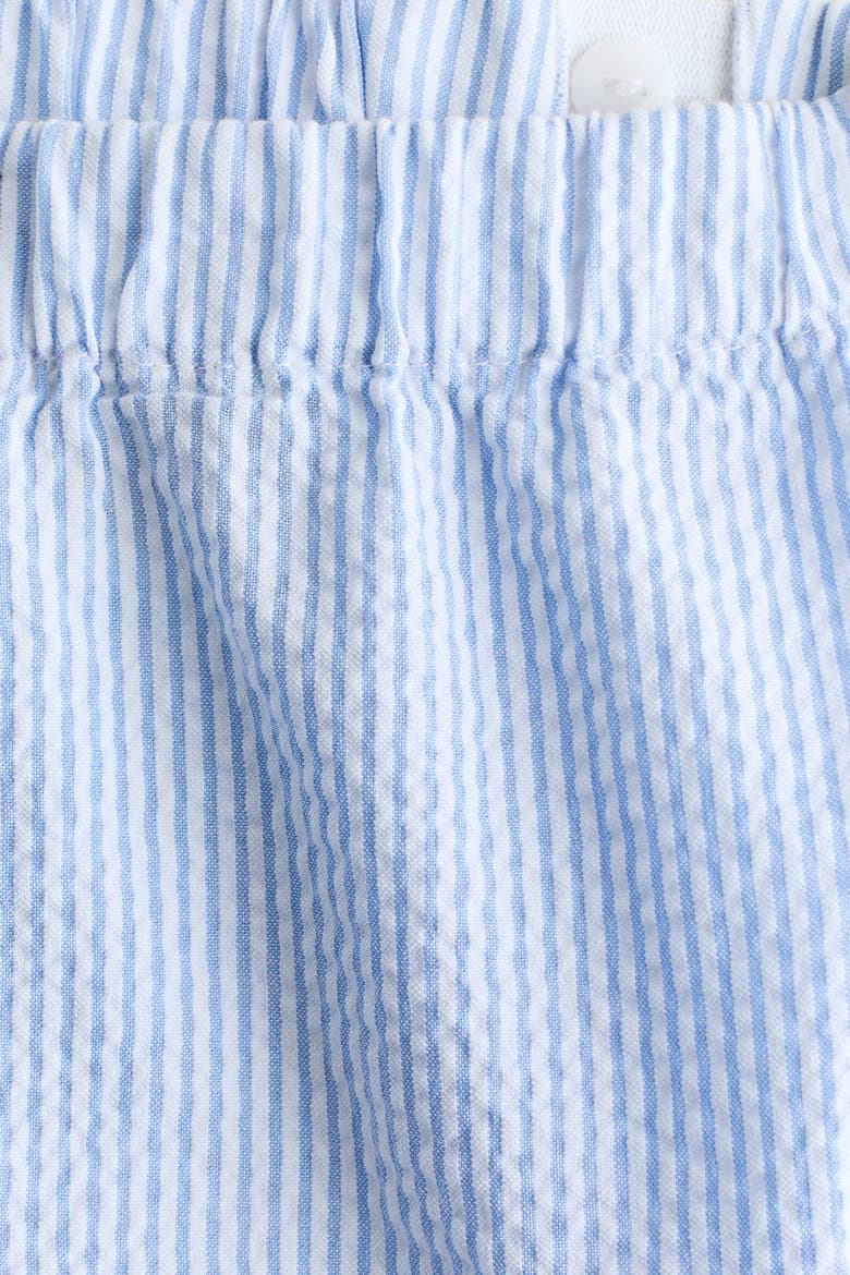 2-piece Cotton Seersucker Set, Alternate, color, Light blue/white striped