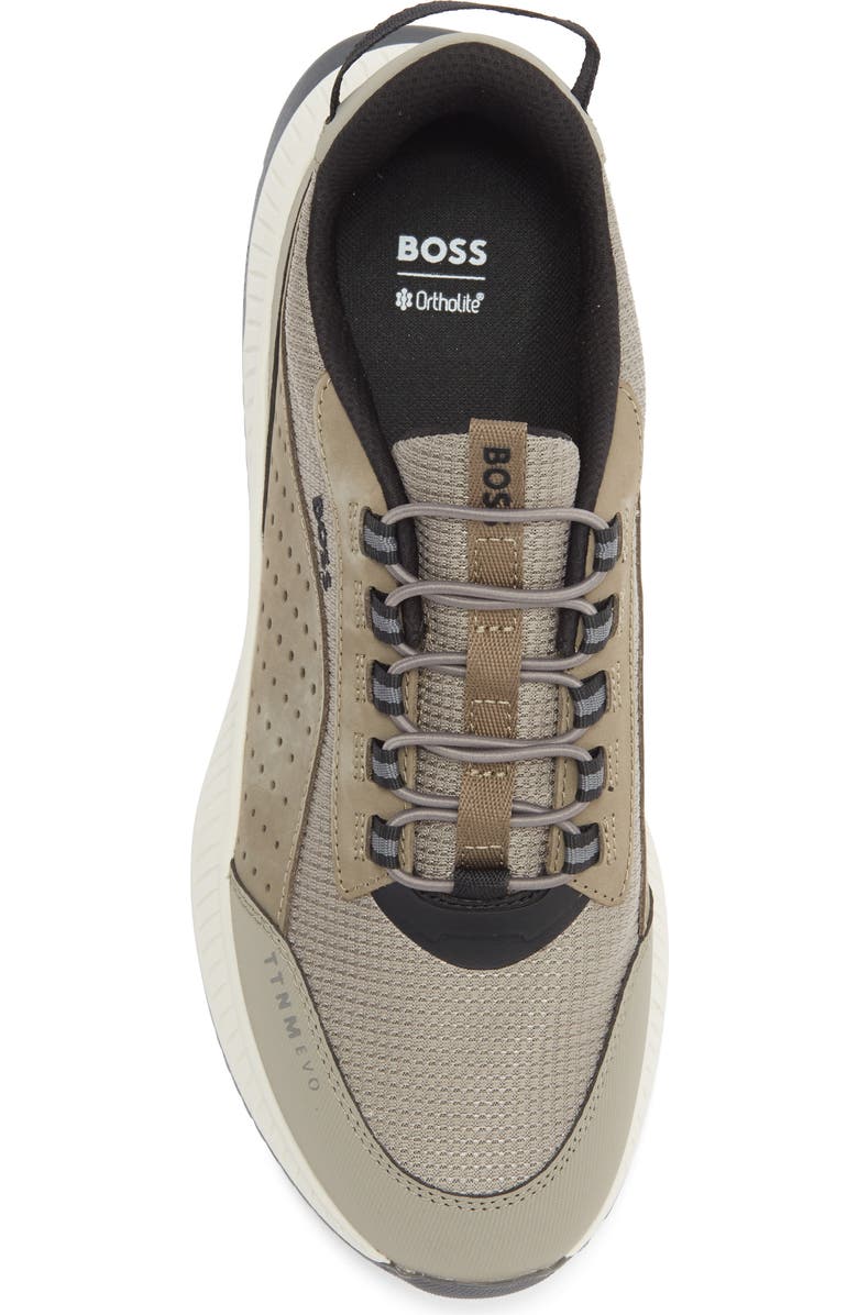 BOSS TTNM EVO Runn Sneaker, Alternate, color, Beige/ Khaki