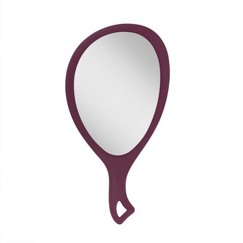 Teardrop Handheld Mirror with Handle