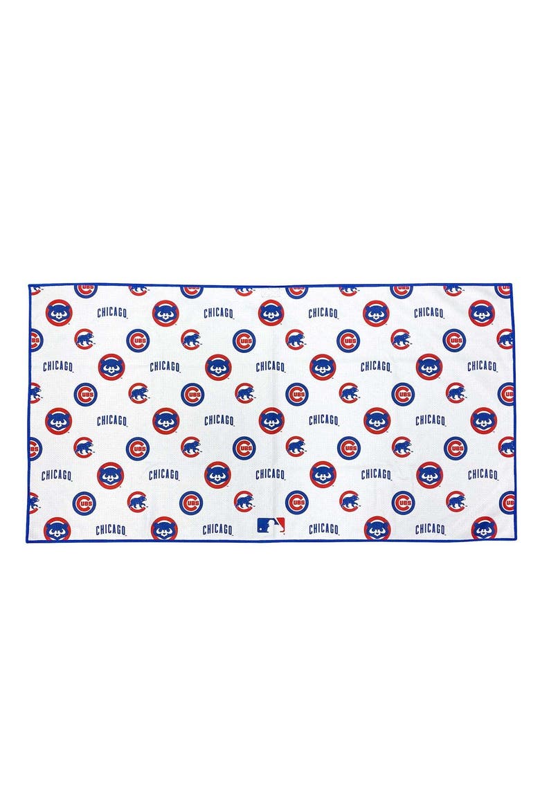 Chicago Cubs Aqua-Lock Caddy Golf Towel, Main, color, White