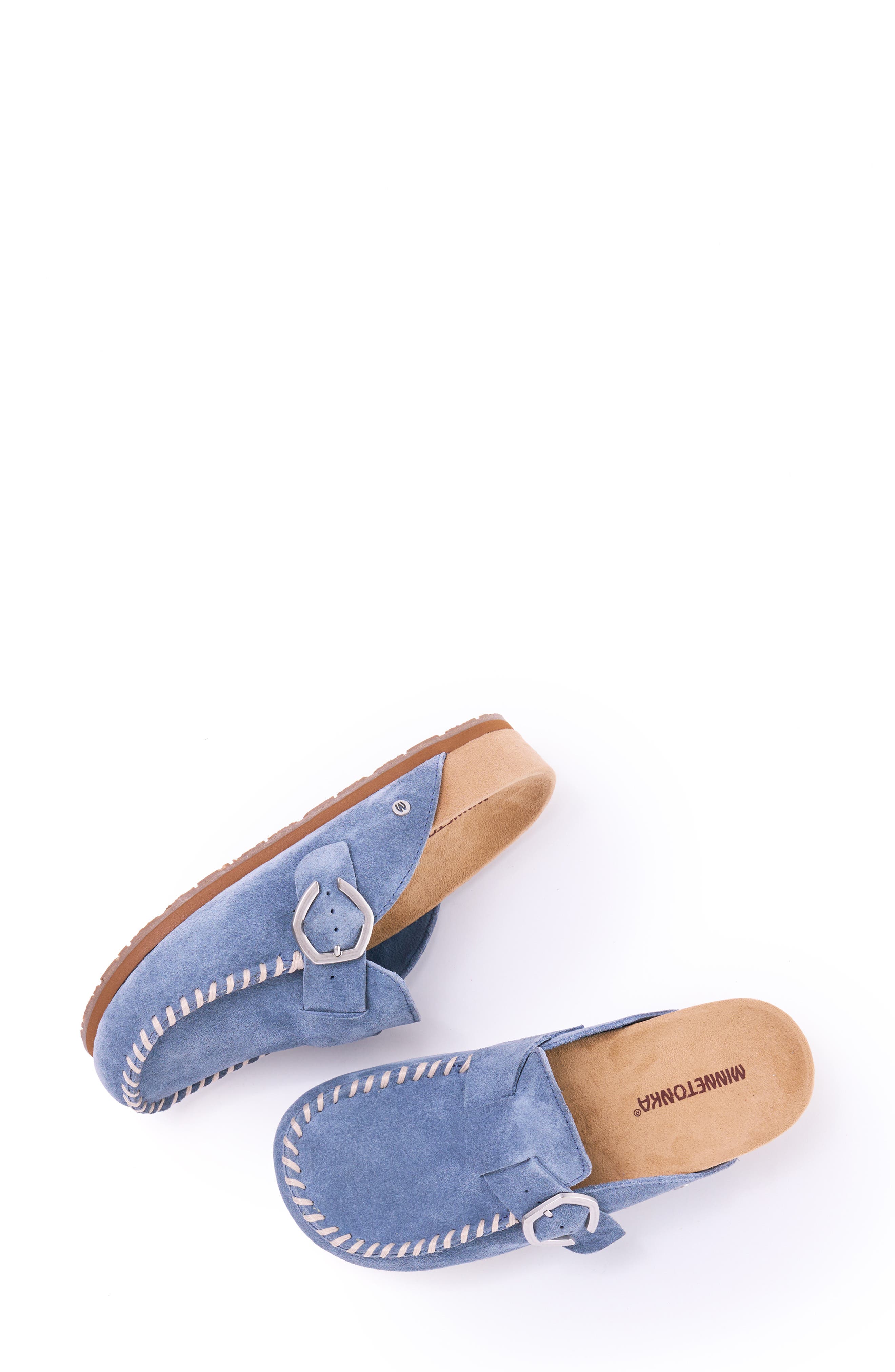 Buckle Clog, Alternate, color, VINTAGE BLUE