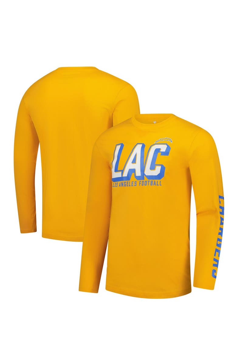FANATICS Men's Fanatics Gold Los Angeles Chargers Long Sleeve T-Shirt, Alternate, color, Gold