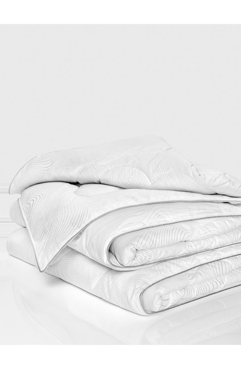 Togas Viento camel wool silk comforter, Alternate, color, White