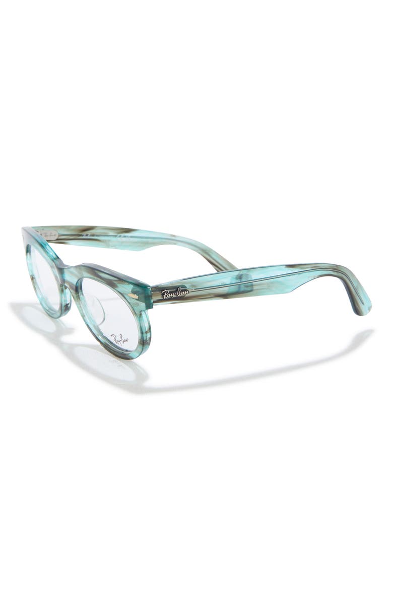 53mm Oval Optical Frames, Alternate, color, TRANSPARENT GREEN