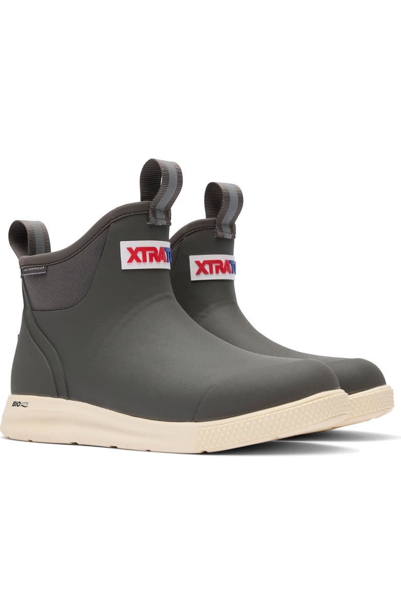 XTRATUF Waterproof Ankle Deck Sport Boot, Alternate, color, Dark Gull Gray