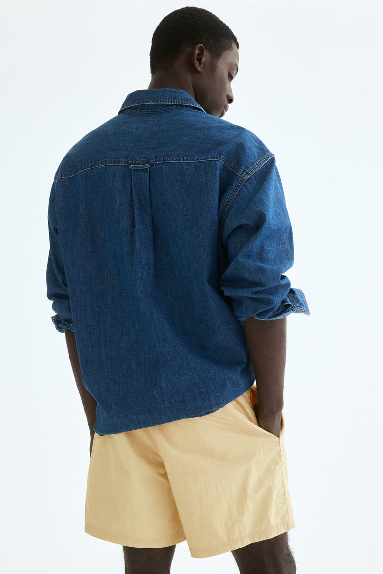 Relaxed-fit Shorts, Alternate, color, Yellow