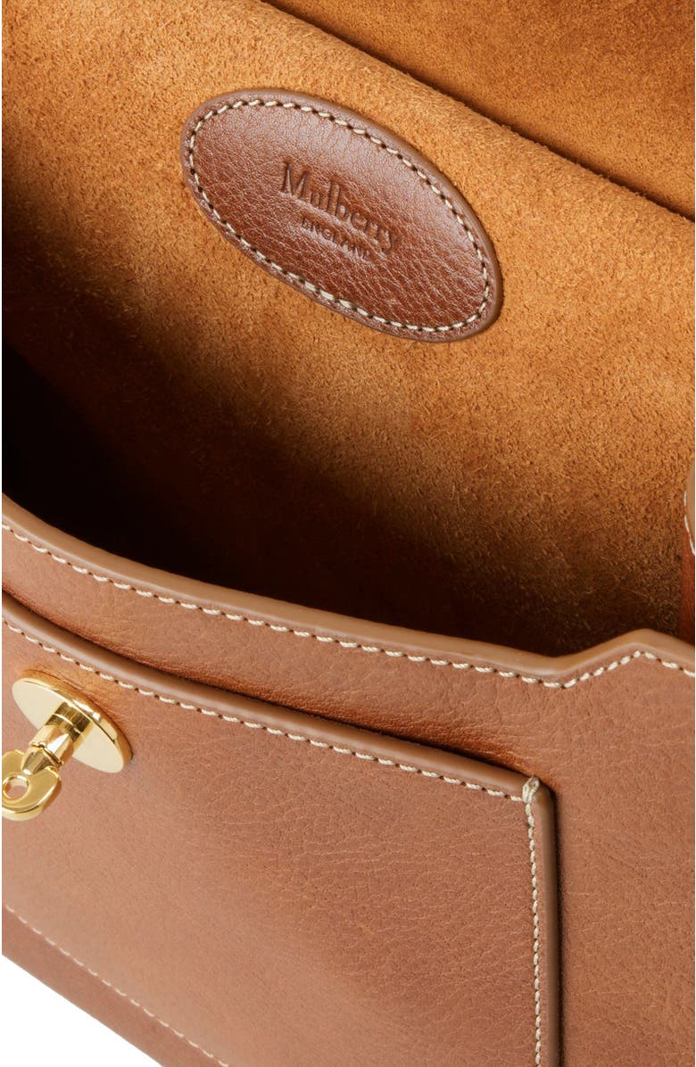 Mulberry Antony Leather Stitched Crossbody Bag, Alternate, color, Oak