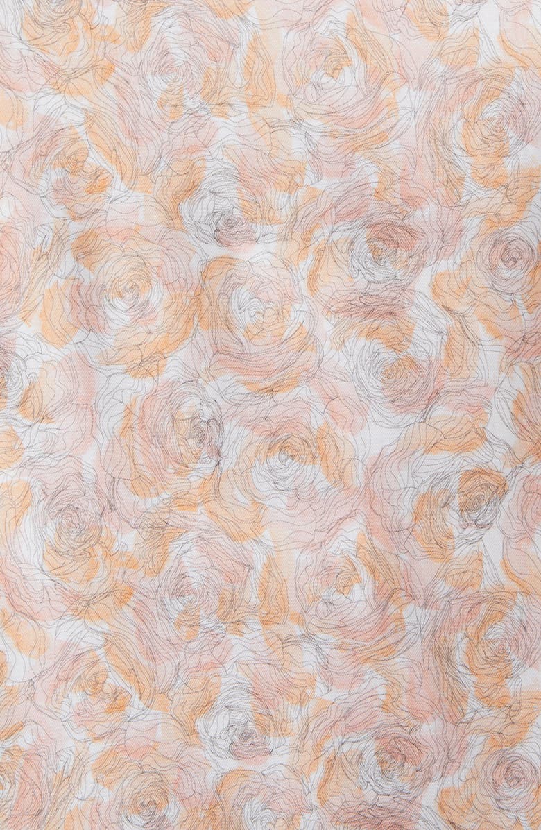 Stone Rose Floral Stretch Button-Up Shirt, Alternate, color, 