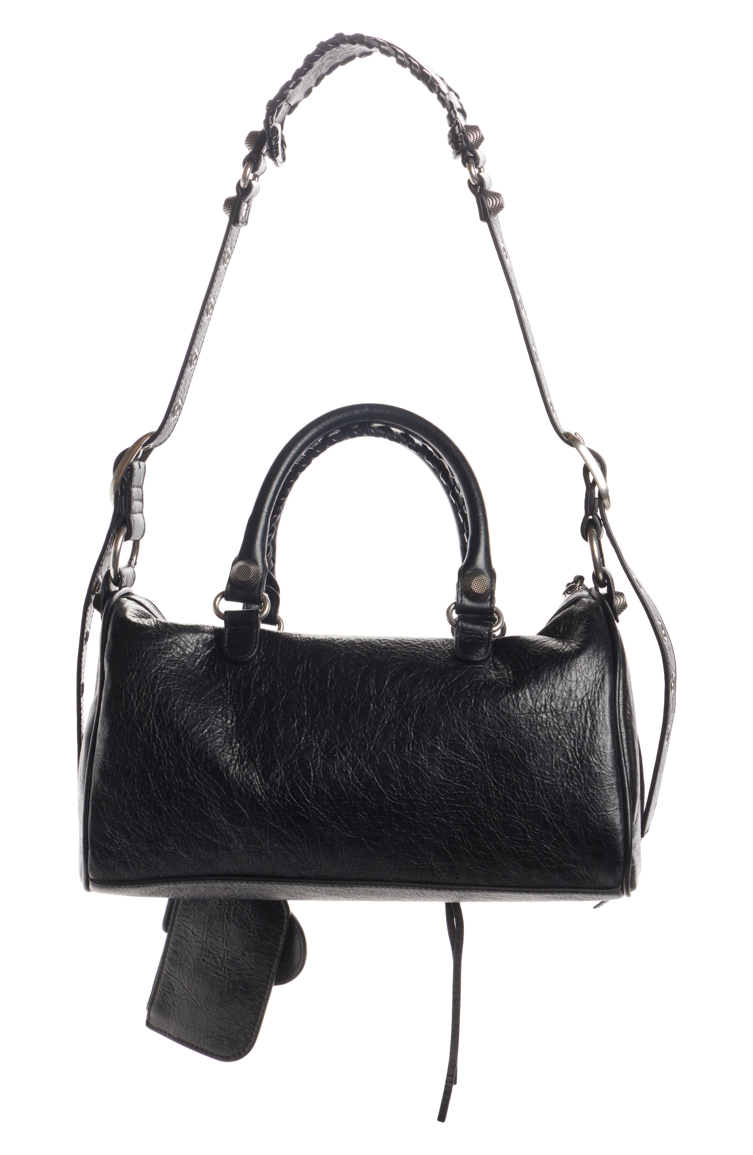 Balenciaga Neo Cagole City Leather Shoulder Bag, Alternate, color, 