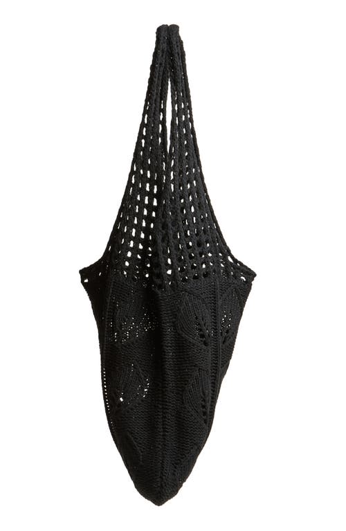 Bp. Crochet Tote Bag In Black