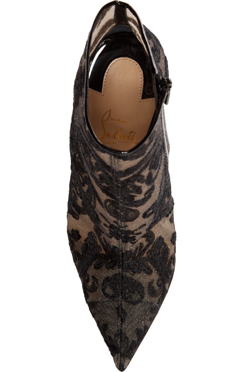Christian Louboutin Lace Bootie, Alternate, color,