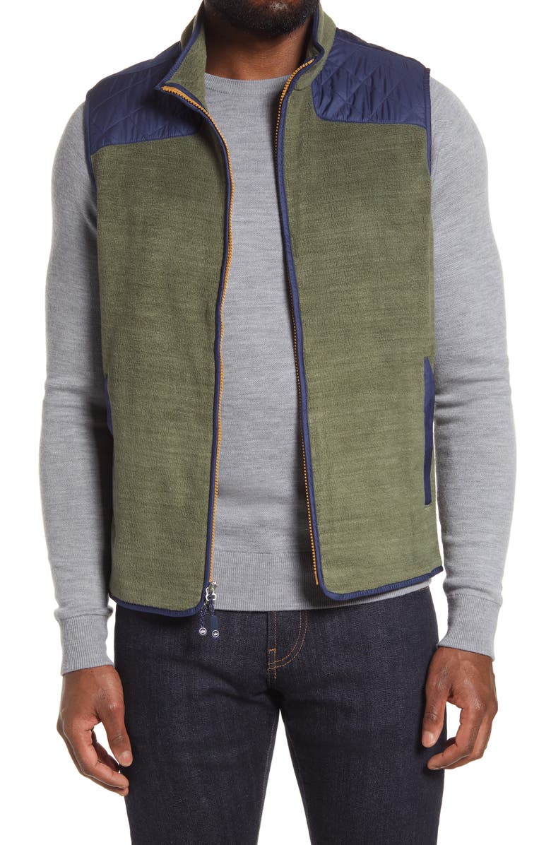 Peter Millar Fleece Vest, Main, color, 