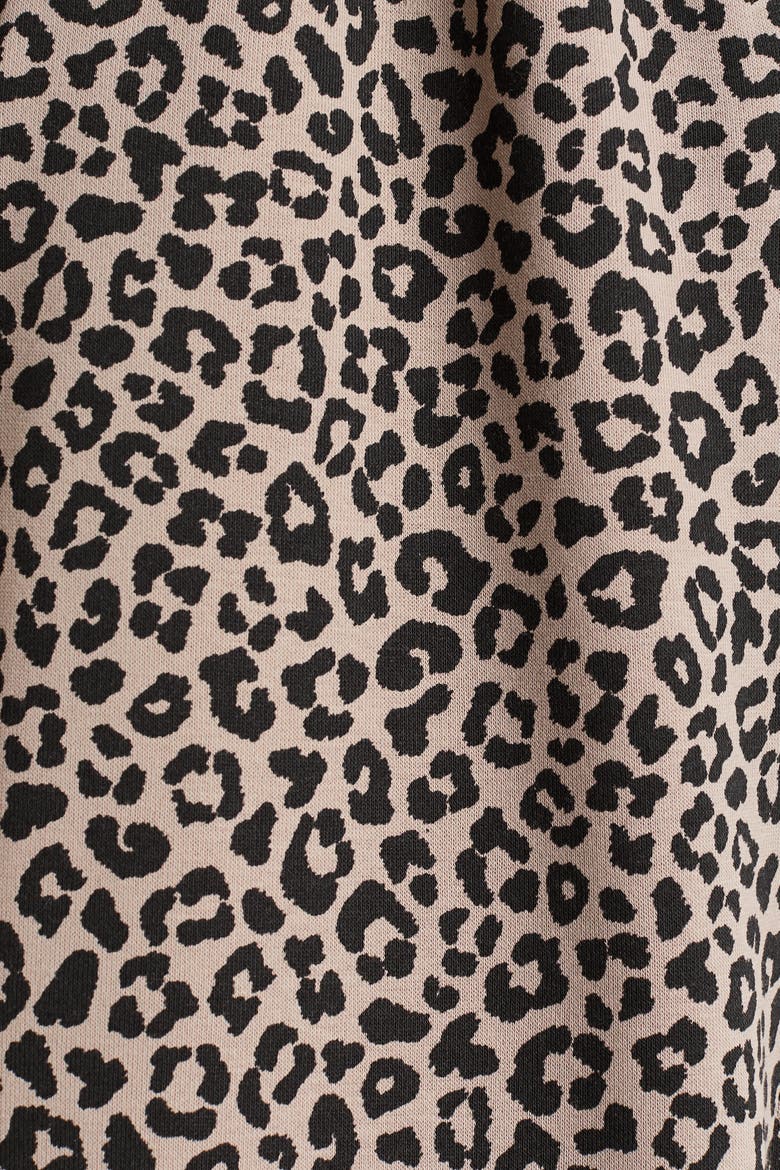Straight-leg Sweatpant Joggers, Alternate, color, Beige/leopard print
