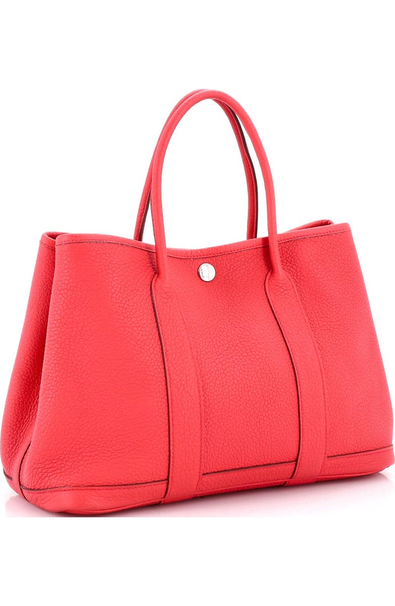 Pre-Owned Hermes Garden Party Tote Leather 30, Alternate, color, Bougainvillier