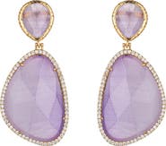 EYE CANDY LOS ANGELES Grace CZ Statement Drop Earrings